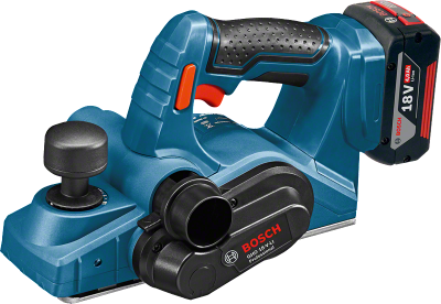Bosch GHO 18 V-LI PRO Akku-Elektrohobel, 2x5,0 Ah, L-Boxx (06015A0304)