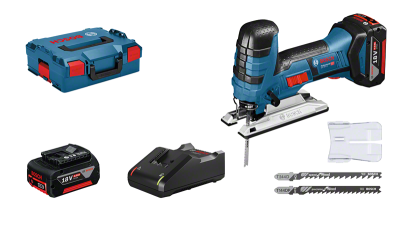 Bosch GST 18 V-LI S PRO Akku-Stichsäge, 2x5,0Ah, L-Boxx (06015A5104)