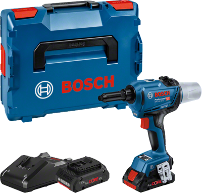 Bosch GRG 18V-16 C PRO Akku-Nietpistole in L-Boxx mit 2x4,0 Ah ProCore (0.601.9K5.001)